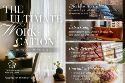 디럭스 킹 스튜디오 (욕조 및 주방 포함) — The Bloom Pham Viet Chanh - Modern Living Space in Saigon - A Top Choice for Western Travelers
